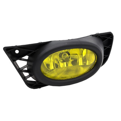 For 2009 2010 2011 Honda Civic Sedan Fog Lights W/ Wiring & Switch Yellow Lens