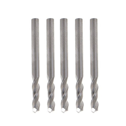 Solid Spare 5 Pack 1/8" Diameter 2 Flute 1/2" LOC 1-1/2" Overall Length Carbide End Mill