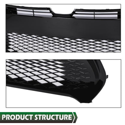Solid Spare Front Bumper Lower Grille Grill Fit For 2017 2018 2019 Toyota Corolla SE XSE