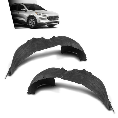 Solid Spare Front Fender Liner Splash Shield Left+Right Side Fit For 2020-2024 Ford Escape
