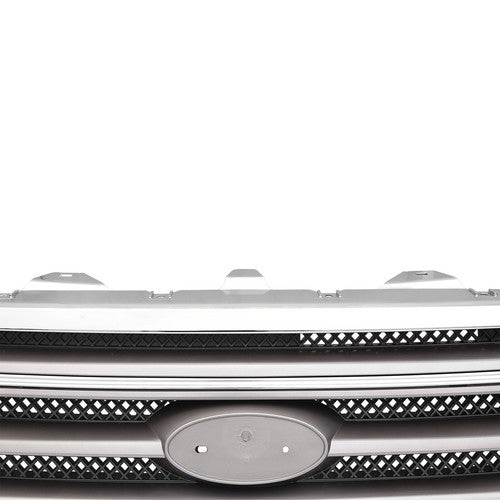 Fit 2013-2019 Ford Taurus Front Bumper Lip Upper Grille Assembly Chrome Grill