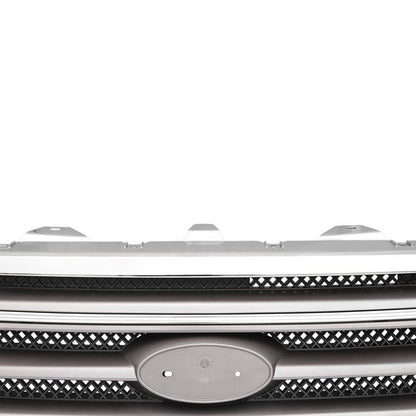 Fit 2013-2019 Ford Taurus Front Bumper Lip Upper Grille Assembly Chrome Grill