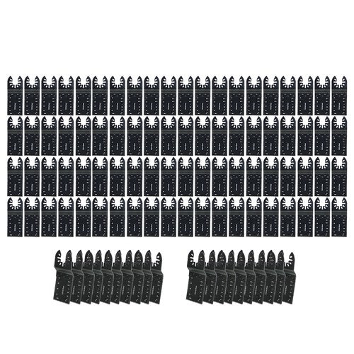 Solid Spare 30-90mm Quick Release Oscillating Tool Blades Professional Universal 100 Pcs