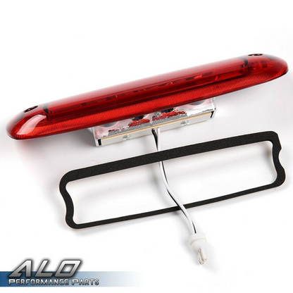 Solid Spare Fit For 97-01 Jeep Cherokee LED 3rd Third Brake Tail Light Cargo Lamp Red