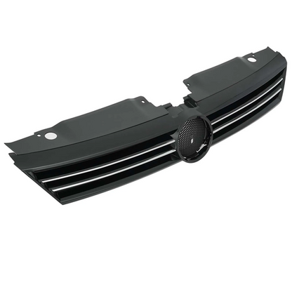 For 2011-2014 VW Volkswagen Jetta Front Bumper Gray Grille W/Chrome Trim
