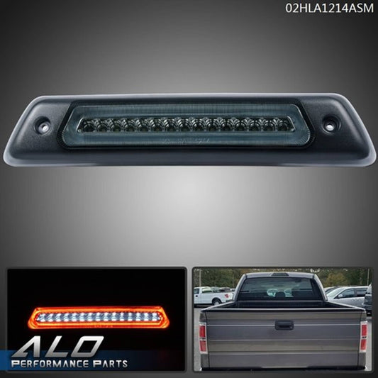 Solid Spare Fit For 09-14 Ford F-150 Smoke Lens LED 3rd Tail Brake Light Cargo Lamp