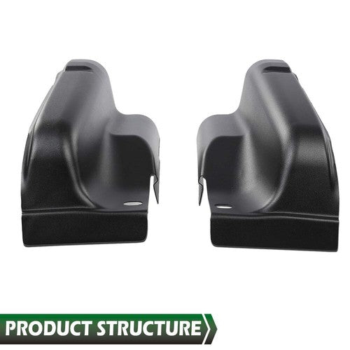 Solid Spare Fit For 09-14 Ford F-150 Crew Cab 4-Door Iron Cab Corners Left & Right Pair