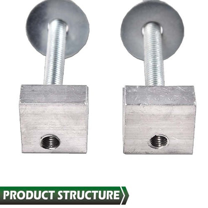 Solid Spare Fit For Tool Box Mount J Hook Toolbox Pickup Rail Mounting Clamp Tiedown Truck