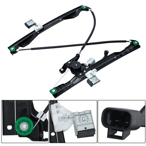 Solid Spare Power Window Regulator W/Motor FL&FR For GMC Envoy 2002-2009 741-690 741-691 NEW