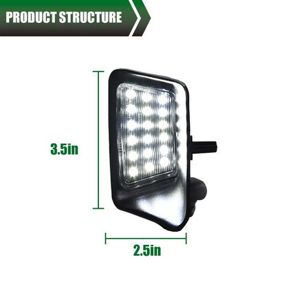 Solid Spare Fit For 04-12 Chevy Colorado/GMC Canyon LED Rear Bumper License Plate Light Lamp