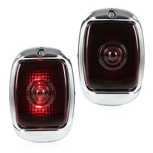 Solid Spare Fit For 1940-53 Chevy First Series Pickup Rear Tail Lamp Lights Right Left Side