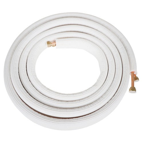 Solid Spare 16FT 1/4" - 3/8" Dia. Air Conditioning Cooling Connection Pipe Install Kit