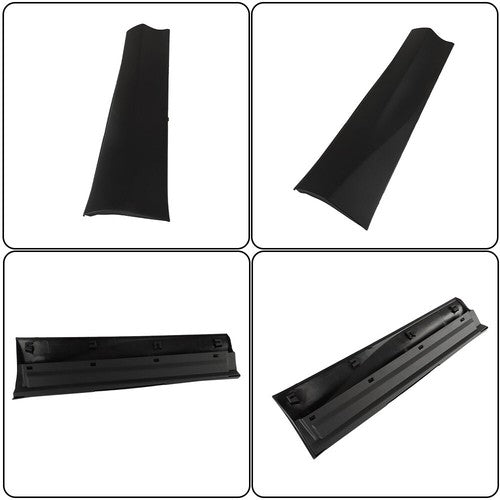 Solid Spare Black For Toyota RAV4 2013-2015 Door Molding Plastic Exterior Body Trim Strip