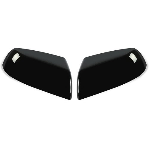 Solid Spare 2X Gloss Black Side Mirror Cover Cap Replacement For Toyota Tundra Sequoia 07-19
