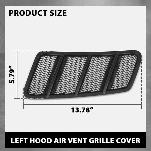 Solid Spare Hood Air Vent Grille Cover Left Fit For 2012-2015 Mercedes W166 ML /GL Class