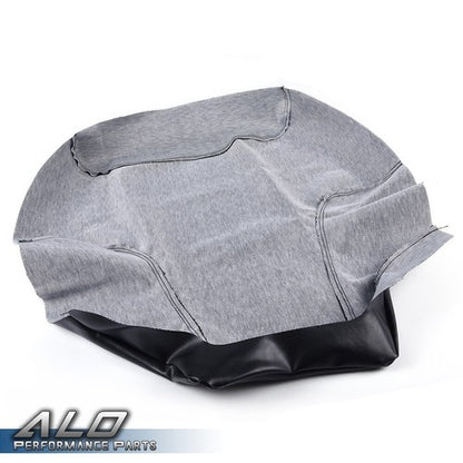 Solid Spare Fit For 2002-up Yamaha Grizzly 660 Seat Cover Synthetic Leather Black Cover