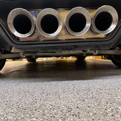 Solid Spare Stainless Steel Rear Lower Bumper Filler Panel For 2014-2019 C7 Corvette Z06