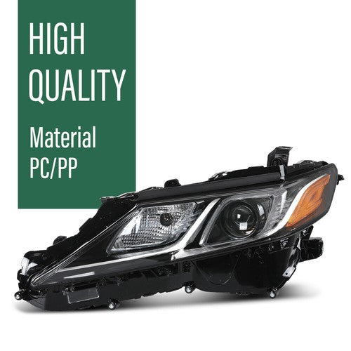 Solid Spare Fit For 2018-2024 Toyota Camry L LE SE Projector Headlights Assembly Left Side