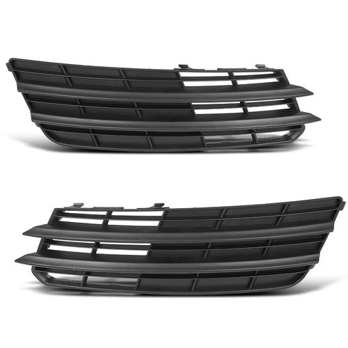 Solid Spare Fit For 2011-2014 Audi A7 Front Bumper Insert Fog Light Cover Left+Right Side