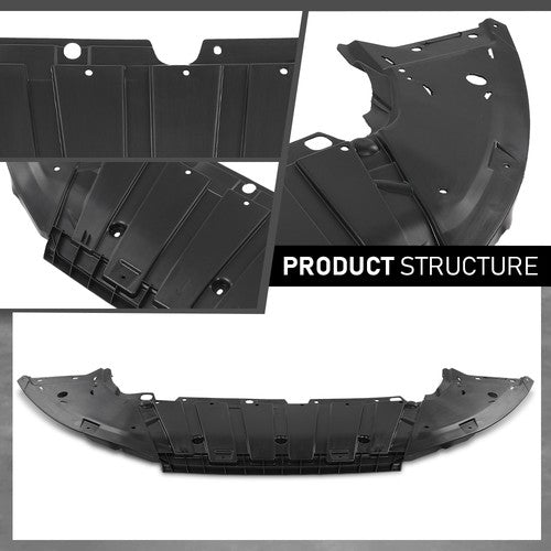 Solid Spare Fit For 2015-2018 Ford Focus Front Engine Splash Shield Under Cover FO1228150