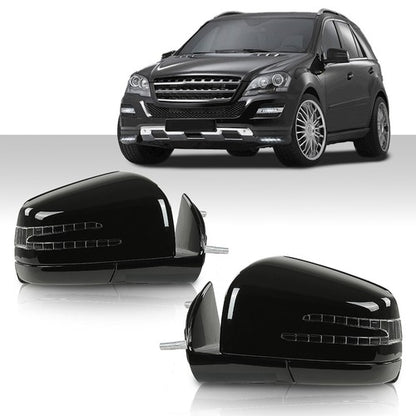 Solid Spare Rear View Side Mirror Assembly Set Fit For 2005-11 Mercedes Benz W164 X164 ML GL