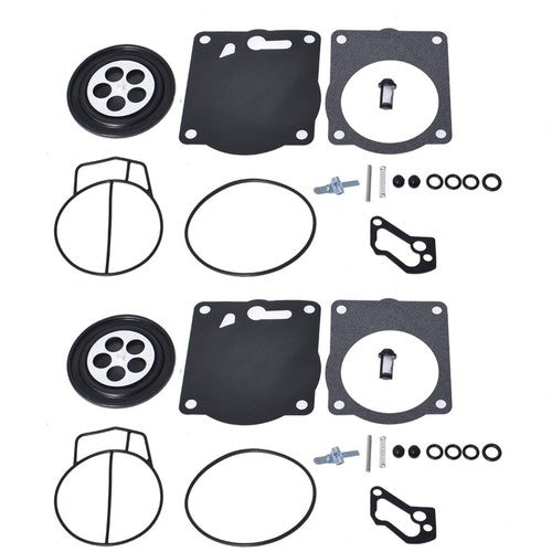 Solid Spare 2X Carburetor Rebuild Kit for SeaDoo 951 Dual SBNI GSX GTX RX XP LRV LTD