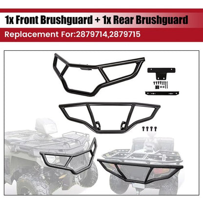 Solid Spare Brush Guard Bumper Set Front & Rear For Polaris Sportsman 570 EPS 2016-2020