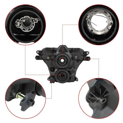 Solid Spare For Suzuki GSXR600 GSXR750 2004-2005 Front Headlight Headlamp Housing Assembly