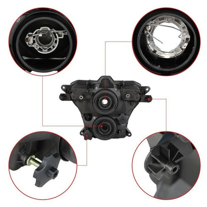 Solid Spare For Suzuki GSXR600 GSXR750 2004-2005 Front Headlight Headlamp Housing Assembly