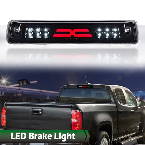 Solid Spare Fit For 2015-2018 Colorado/Canyon LED Bar Third 3rd Brake Light Cargo Lamp Black