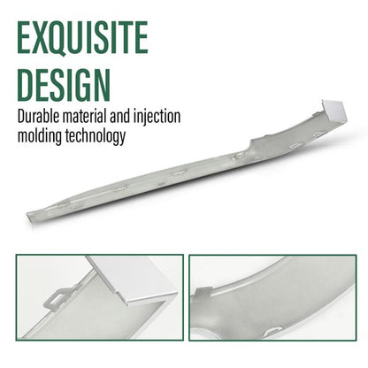 Solid Spare Fit For 2013-2022 Land Rover Range Rover Rear Bumper Side Cladding Trim Silver