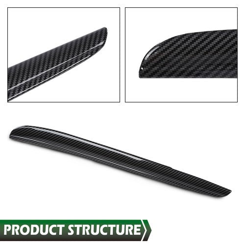 Solid Spare New Fit For 2011+ Chrysler 300 Central Control Dashboard Cover Trim Carbon Look