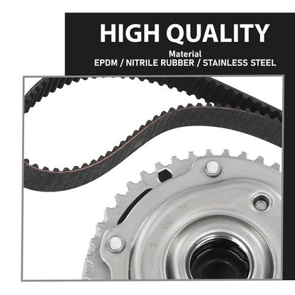 Solid Spare Timing Belt Kit VVT Sprocket Fits 2010-2018 Chevrolet Aveo Sonic Cruze 1.6L 1.8L