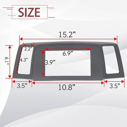 Solid Spare For Jeep Grand Cherokee 05 2006 2007 Navigation Radio Stereo Dash Bezel Vent Kit