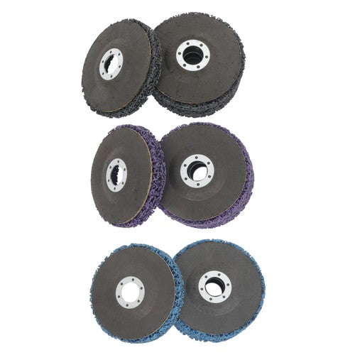 Solid Spare Diamond Grinding Discs 4 pieces each in blue, purple 12 Packs of 4-1/2' x 7/8'
