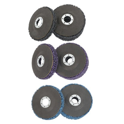 Solid Spare Diamond Grinding Discs 4 pieces each in blue, purple 12 Packs of 4-1/2' x 7/8'