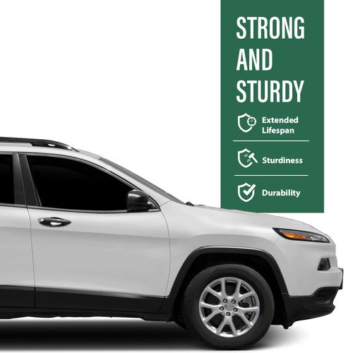 Solid Spare Side Door Body Molding Trim Front Right Side Fit For 2014-2023 Jeep Cherokee