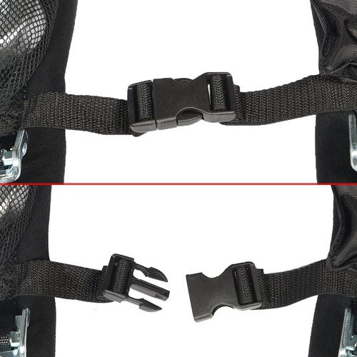 Solid Spare Pair Of 4 Point 2" Padded For Polaris RZR XP S 4 1000 Seat Belt Harness Black