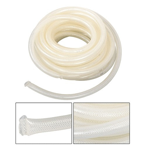 Solid Spare 3/4" ID x 1"OD 50ft Clear Braided PVC Hose High Pressure Reinforced Flexible New