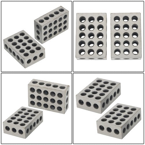 Solid Spare 1 Pair Of 1-2-3 Blocks AND 1/8 X 5" 10 Pair Of Precision Parallel Set