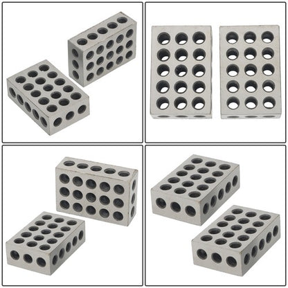 Solid Spare 1 Pair Of 1-2-3 Blocks AND 1/8 X 5" 10 Pair Of Precision Parallel Set