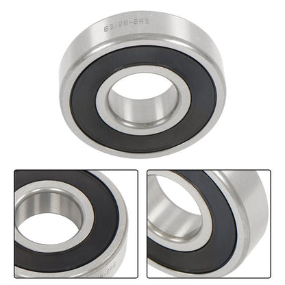 Solid Spare 4Pcs 63/28-2RS Bearings 28×68×18mm Double Rubber Seals Deep Groove Ball Bearing