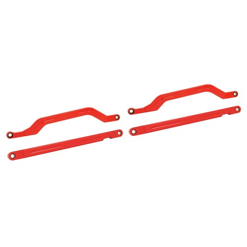 Solid Spare Red High Clearance Rear Radius Arms / Rods for Polaris RZR XP 1000 2017-2023