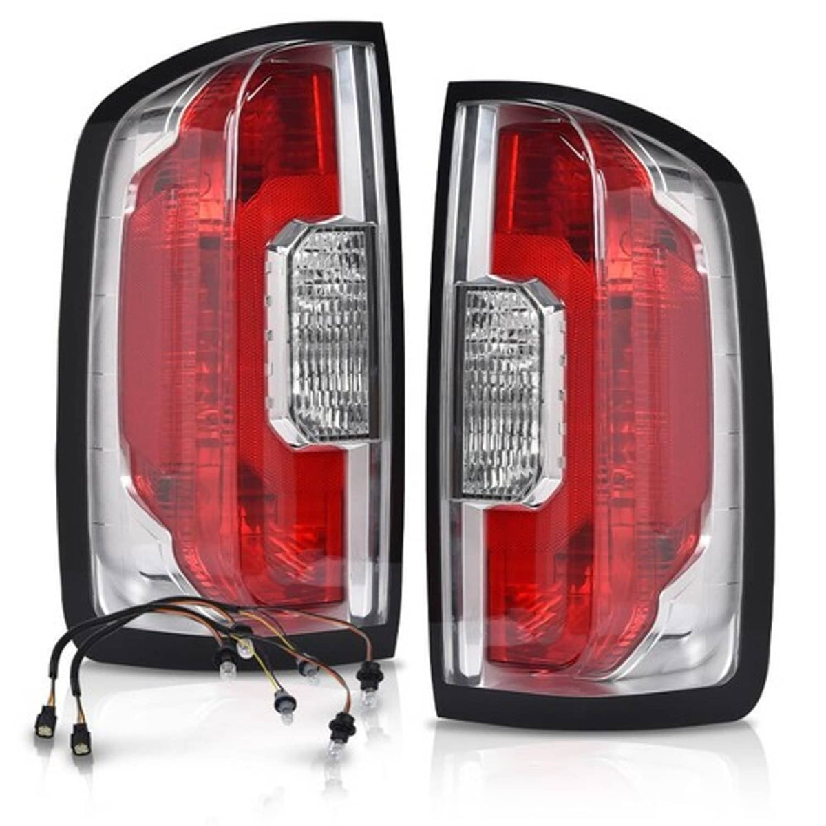 Solid Spare Tail Lights Brake Lamps Assembly Left+Right Side Fit For 2015-2022 GMC Canyon