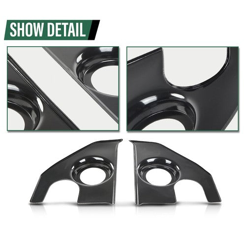 Solid Spare Speaker Kick Panels Without Speakers Fit For 67-72 Chevy Chevrolet GMC Trucks