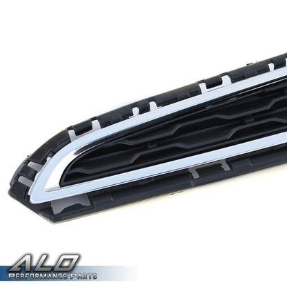 Solid Spare New Fit For 2015 Chevrolet Cruze Front Bumper Upper Grille Grill Chrome & Black