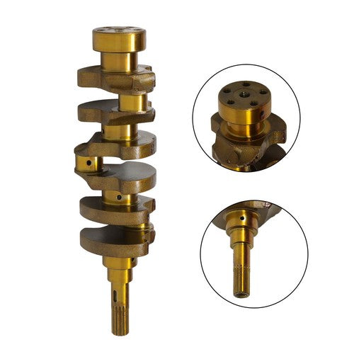 Solid Spare Crankshaft 1G962-23012 For Kubota D902 Engine Tractor BX2360 RTV-900 Excavator