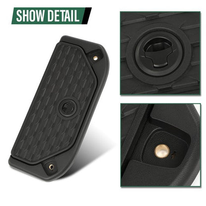 Solid Spare Storage Box Lid Cover Black Fit For 2019-2024 Dodge Ram 1500 5YM17TX7AE