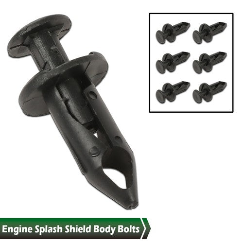 Solid Spare Engine Splash Shield Body Bolts Screws Fender Bumper Clip Rivets kit