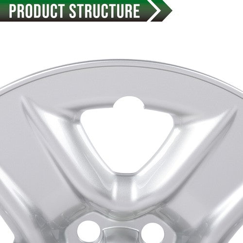 Solid Spare 4pcs 17" Wheel Skin Hub Cap Full Rim Cover Silver Fit For 2006-2012 Toyota RAV4